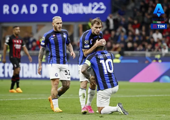 Kết quả trận AC Milan vs Inter Milan: Chỉ cần 11 phút để ghi 2 bàn 4 ket qua tran ac milan v inter milan 3