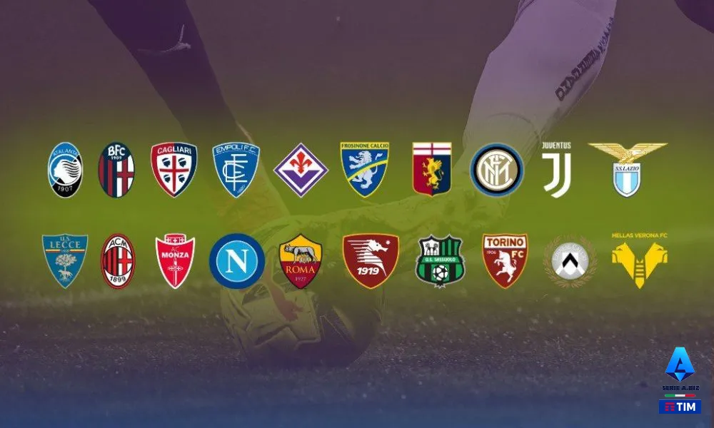 Serie A - Giải bóng đá Italia 2022 - SerieA.biz 76 Serie A có bao nhiêu đội?
