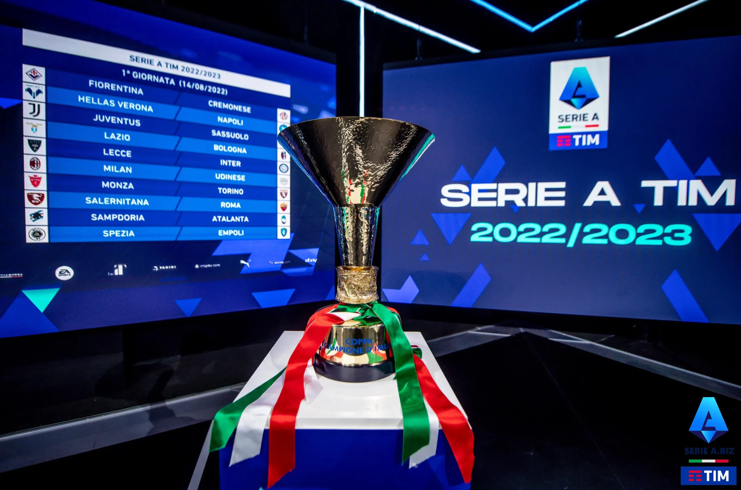 Serie A - Giải bóng đá Italia 2022 - SerieA.biz 77 Serie A có bao nhiêu vòng đấu?